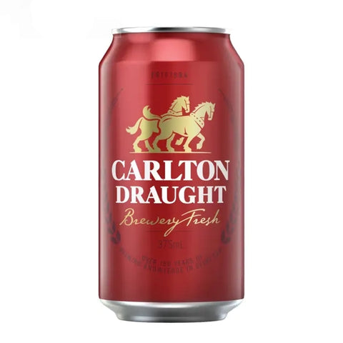 Carlton Draught Cans 375ml Case 24 cans