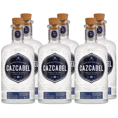 Cazcabel Blanco Tequila 700ml Case of 6