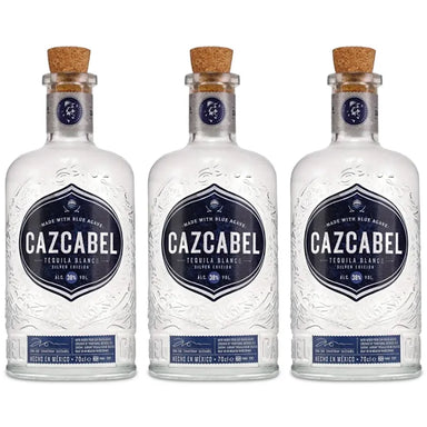 Cazcabel Blanco Tequila 700ml Triple Bottles