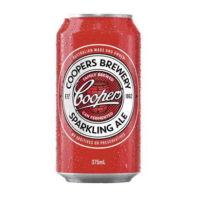 Coopers Sparkling Ale Cans 375ml Case of 24
