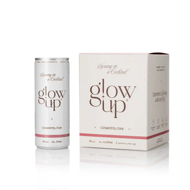 Glow Up Cocktails Cosmopolitan 250ml 4 pack