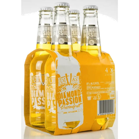 Divas Gems Passionfruit 330ml 4 Pack