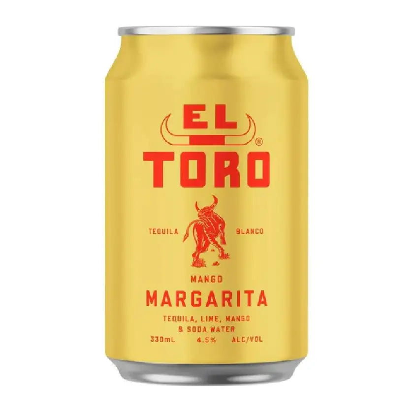 El Toro Mango Margarita 330ml 4 Pack