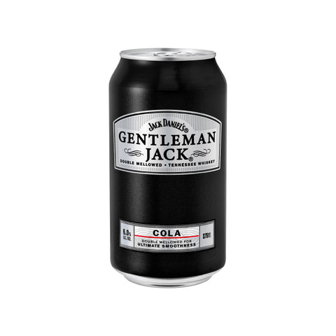 Gentleman Jack Tennessee Whiskey & Cola 6% 375ml Case of 24