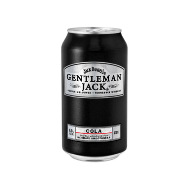 Gentleman Jack Tennessee Whiskey & Cola 6% 375ml 4 Pack
