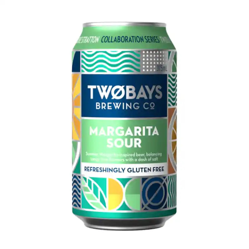 Two Bays Brewing Co. Gluten Free Margarita Sour Cans 375ml Case of 24