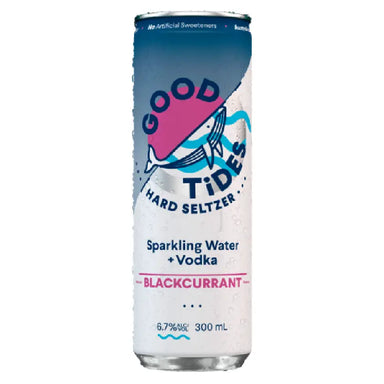 Good Tides Blackcurrant Can 300ml 4 Pack