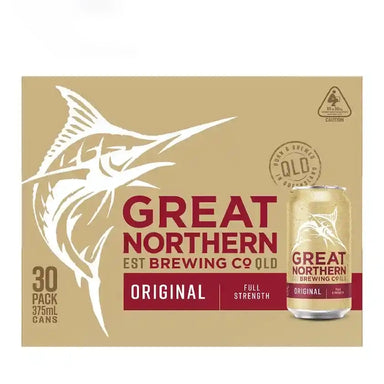 Great Northern Original Lager Can 375mL 30 Pack