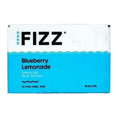 Hard Fizz Blueberry Lemonade Seltzer Can 330ml 4 Pack