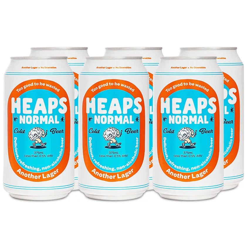 Heaps Normal Another Australian Beer Lager Cans 375ml — Porters Lux