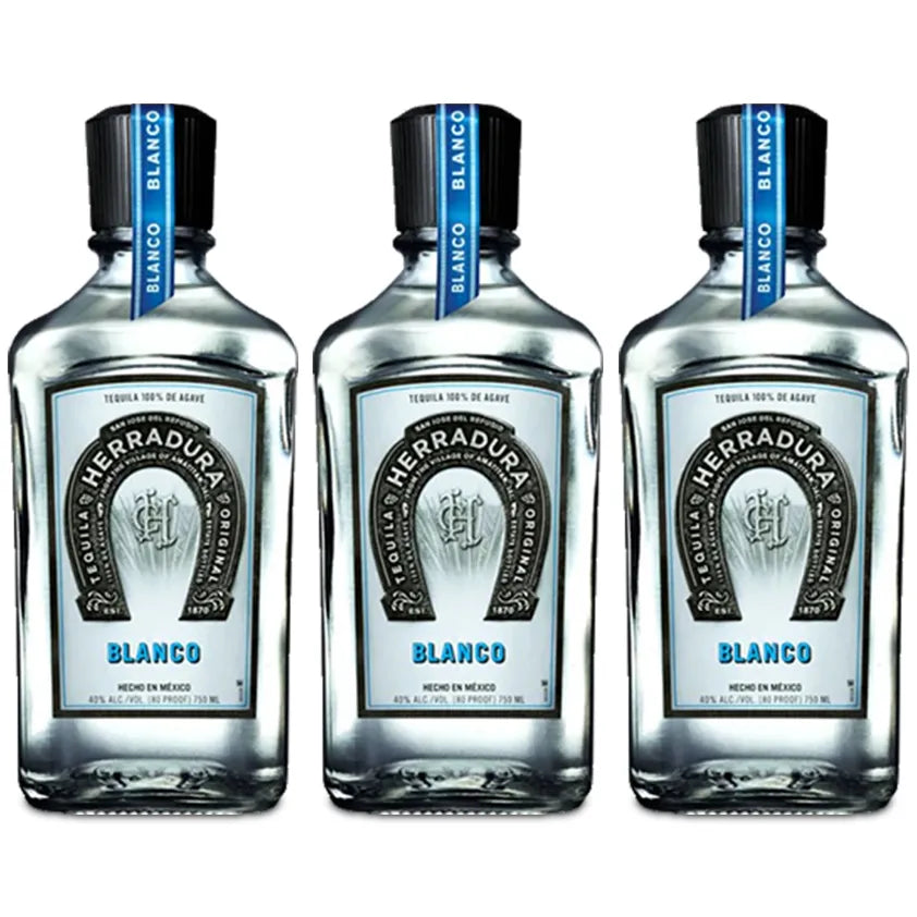 Herradura Silver Tequila Blanco 700ml Triple Bottles