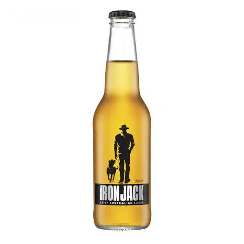 Iron Jack Crisp Lager Bottles 330ml Case of 24