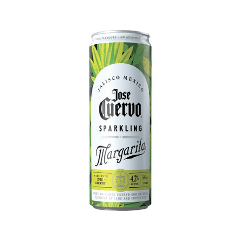 Jose Cuervo Sparkling Margarita 330ml Case 24