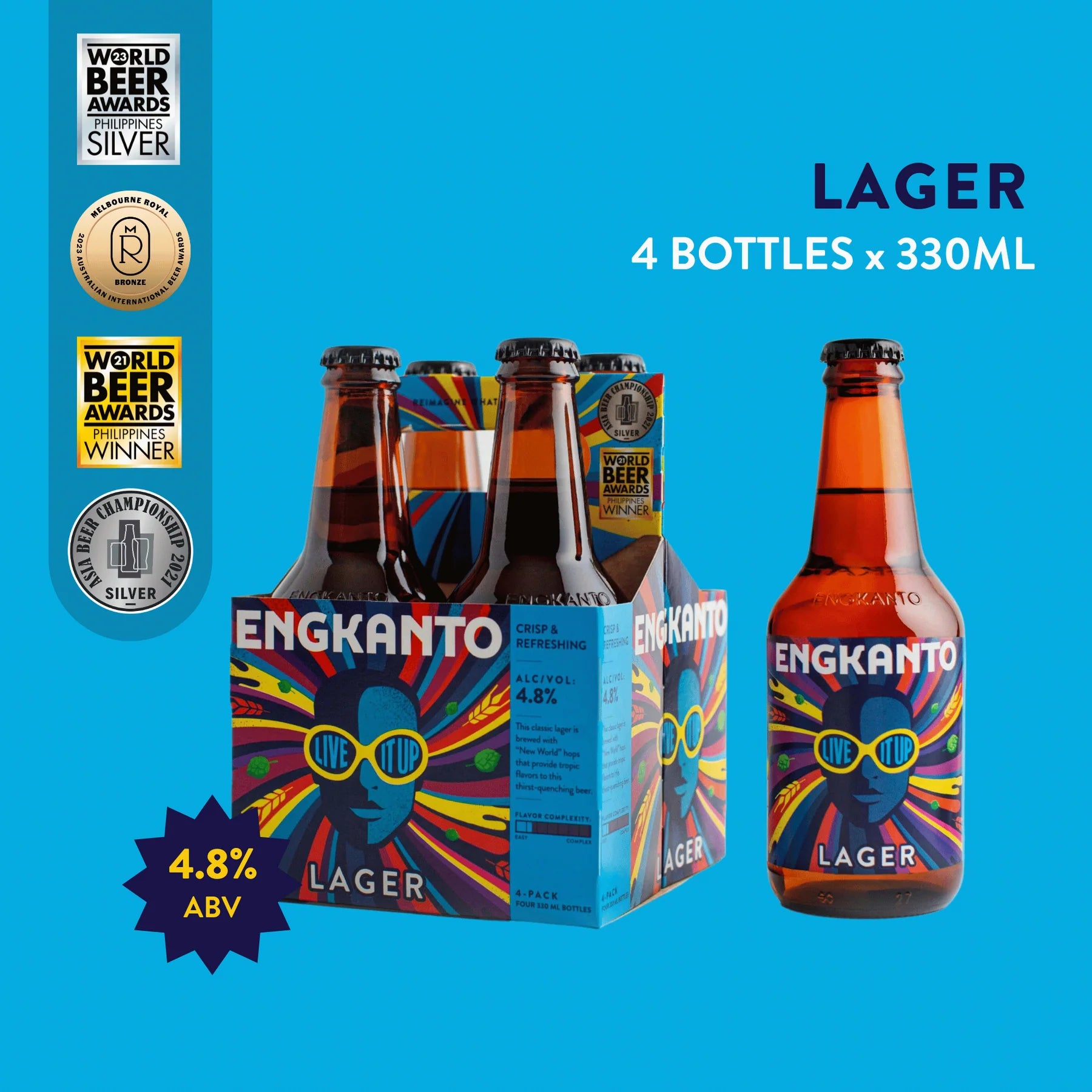 Engkanto Lager 4 pack x 330ml