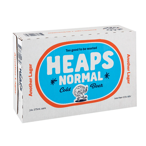 Heaps Normal Another Lager Case of 24 375ml cans