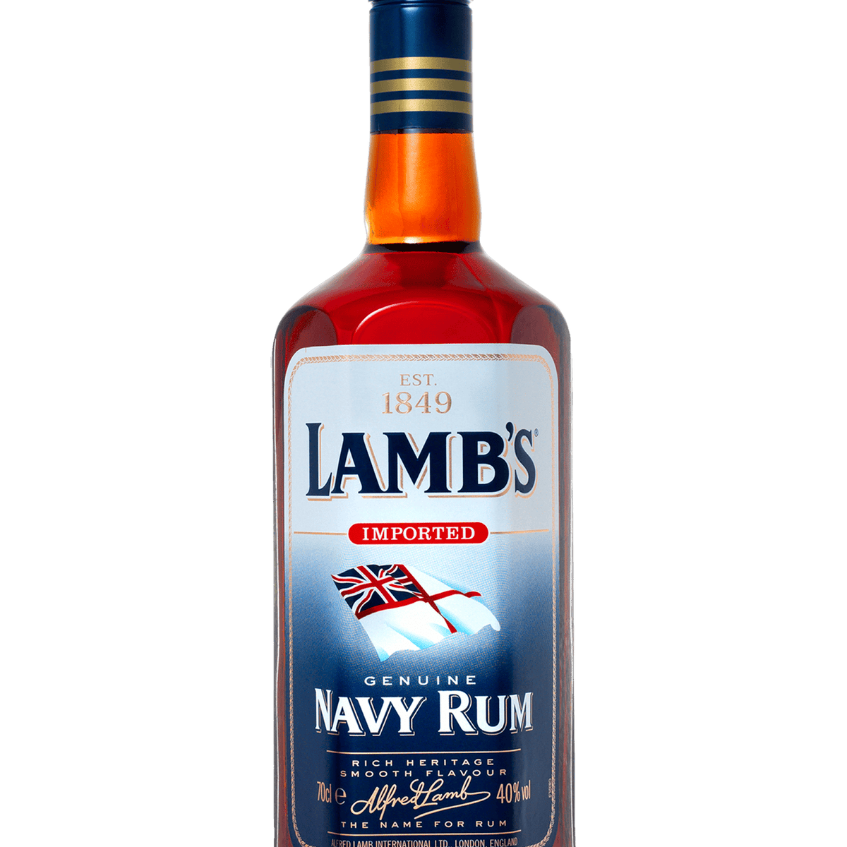 Lamb's Navy Rum 700ml choice for rum enthusiasts — Porters Lux