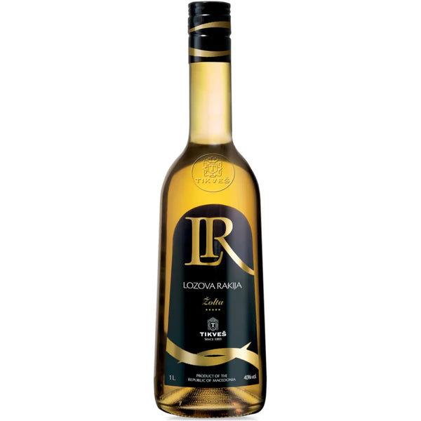 Lozova Rakija Zolta 1Lt Tikves | Porter's Lux – Porters Lux