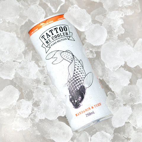 Tattoo Me Cooler Mandarin & Yuzu Hard Seltzer 250ml 24pack