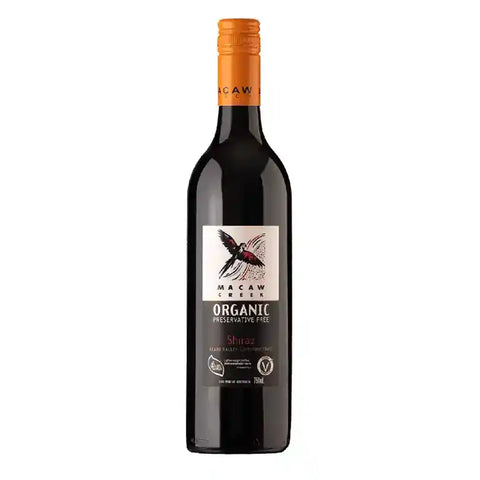 Macaw Creek Organic Preservative Free Shiraz 750ml