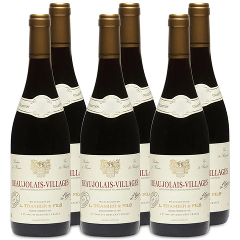 Maison Tramier & Fils Beaujolais-Villages AOP Gamay 750ml Case of 6