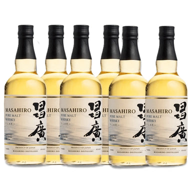 Masahiro Pure Malt Japaness Whisky 700ml Bottle Case Of 6