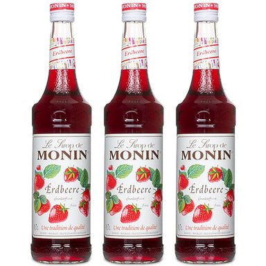 Monin Strawberry Syrup 700ml Triple Bottles