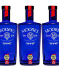 Moores London Dry GIn 700ml Triple Bottles