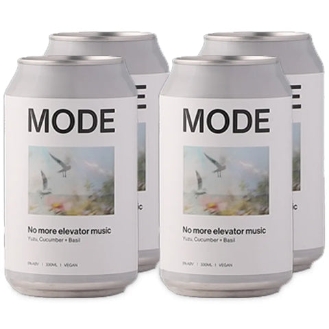 No More Elevator Music (Yuzu, Cucumber + Basil) 330ml 4 Pack