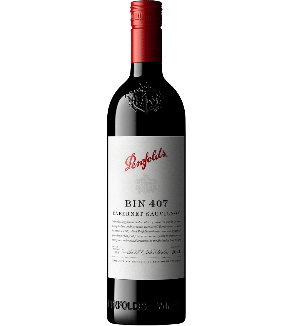 Penfolds Bin 407 Cabernet Sauvignon 2021 Gift Box