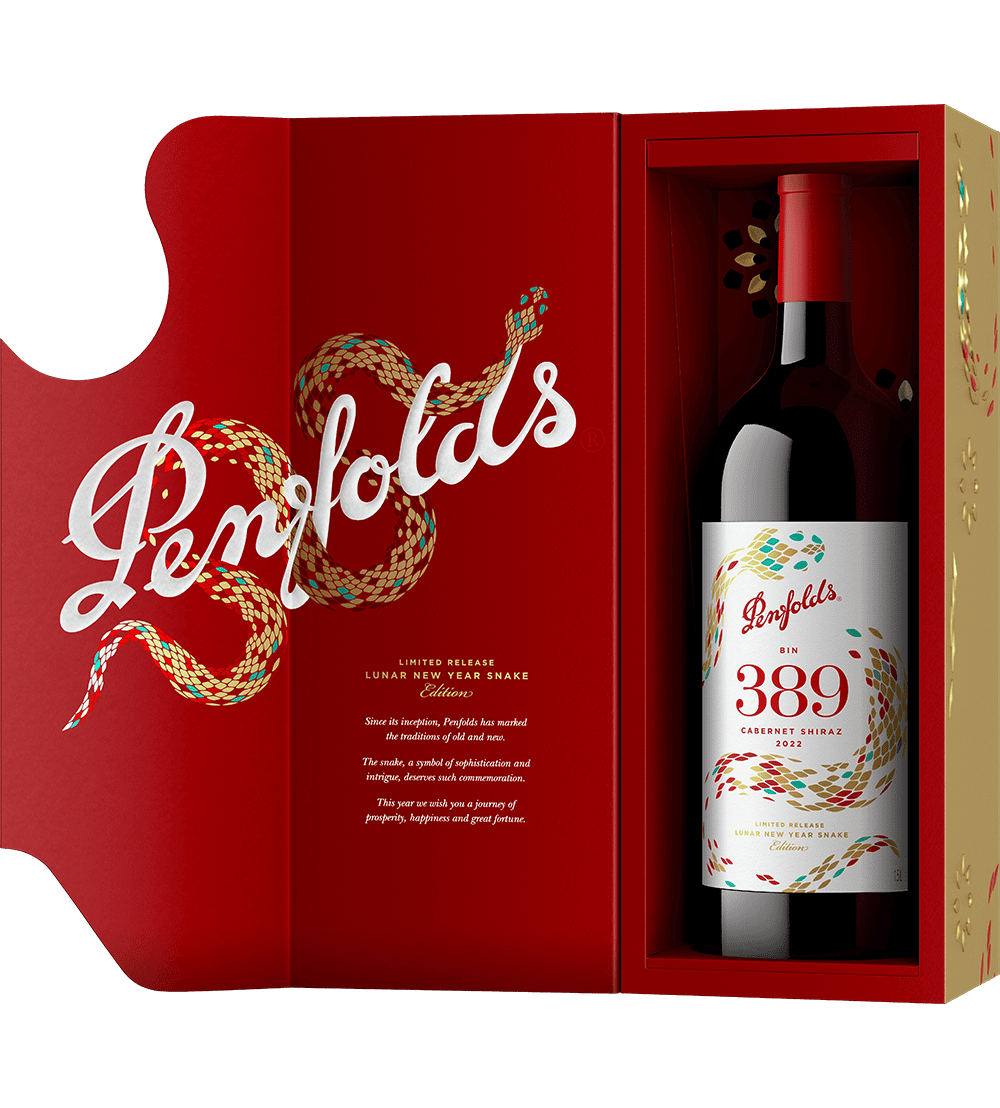 Penfolds Bin 389 Cabernet Shiraz 2022 LNY Snake Magnum 1.5L