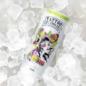Tattoo Me Cooler Pear & Lychee Hard Seltzer 250ml 24pack