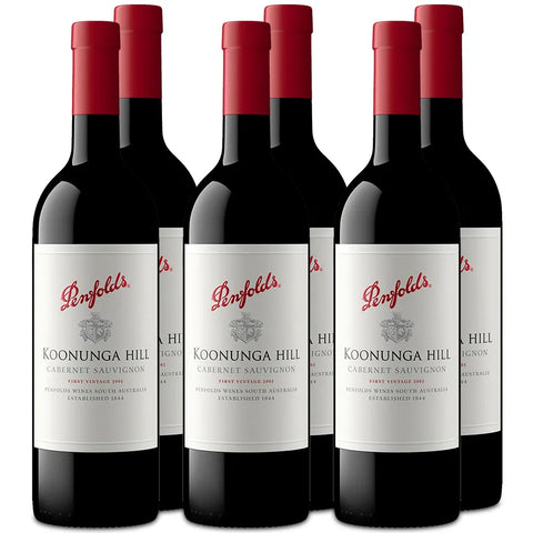 Penfolds Koonunga Hill Cabernet Sauvignon Dry wine Shiraz 750ml Case of 6