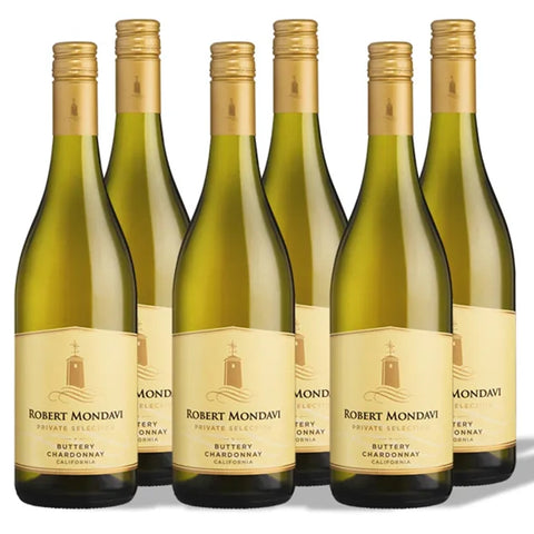 Robert Mondavi Private Selection Buttery Chardonnay 750ml Case Of 6
