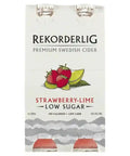 Rekorderlig Strawberry & Lime Low Sugar 330ml Bottle 4 Pack