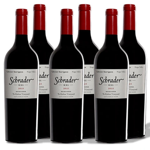 Schrader RBS Cabernet Sauvignon 750ml Bottles 2021 Case Of 6
