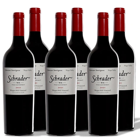 Schrader Wappo Hill Cabernet Sauvignon 750ml Bottles 2021 Case Of 6