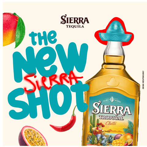 Sierra Tequila Tropical Chilli 700mL
