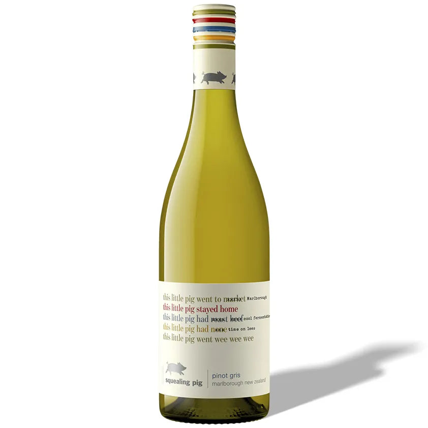 Squealing Pig Pinot Gris 750ml — Porters Lux