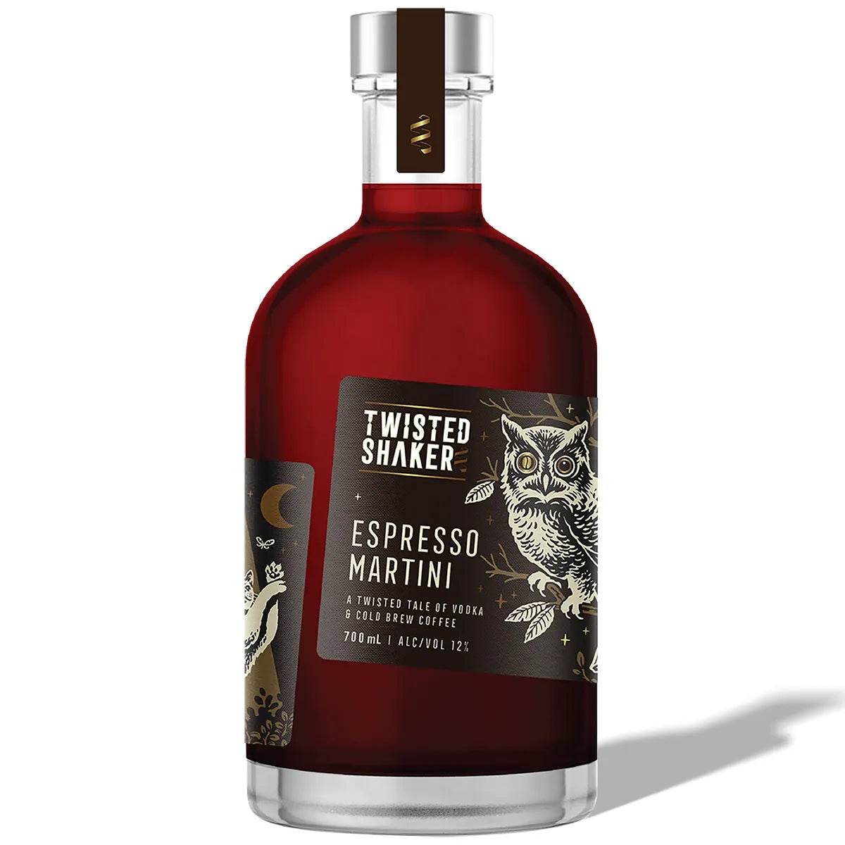 Twisted Shaker Espresso Martini Cocktail 700ml Single Bottle 