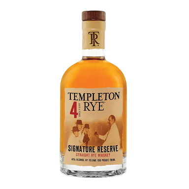 Templeton 4 Year Old Straight Rye Whiskey 700ml
