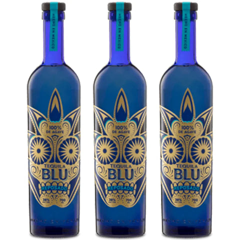 Tequila Blu Reposado Tequila 700ml Triple Bottles