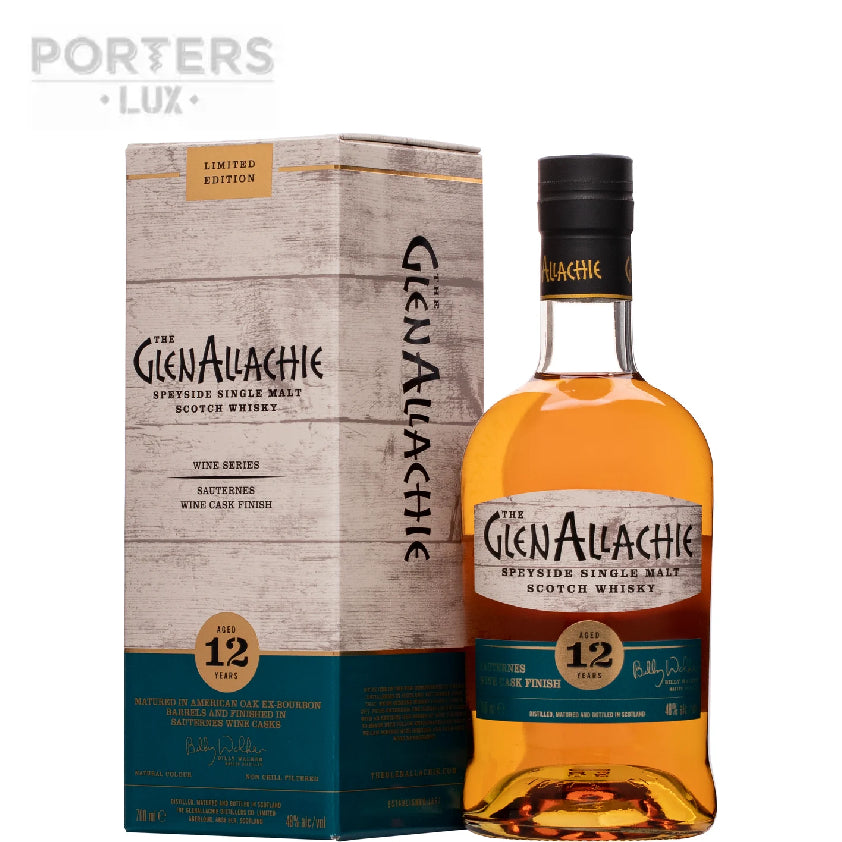 The GlenAllachie 12 Year Old Sauternes Wine Cask Finish