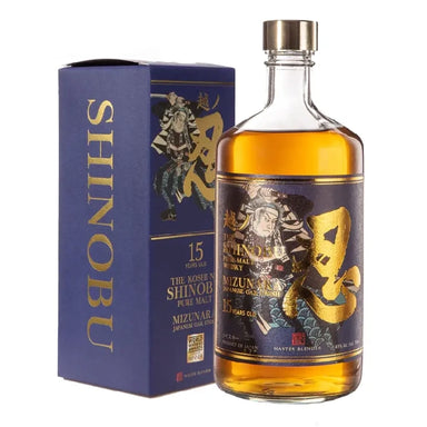The Shinobu 15 Year Old Mizunara Oak Finish Pure Malt Japanese Whisky 700ml
