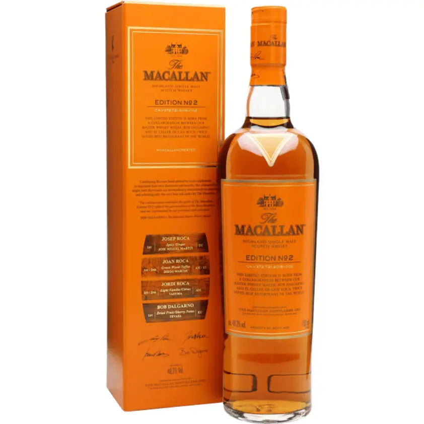 The Macallan Edition No. 2 Single Malt Scotch Whisky 700ml