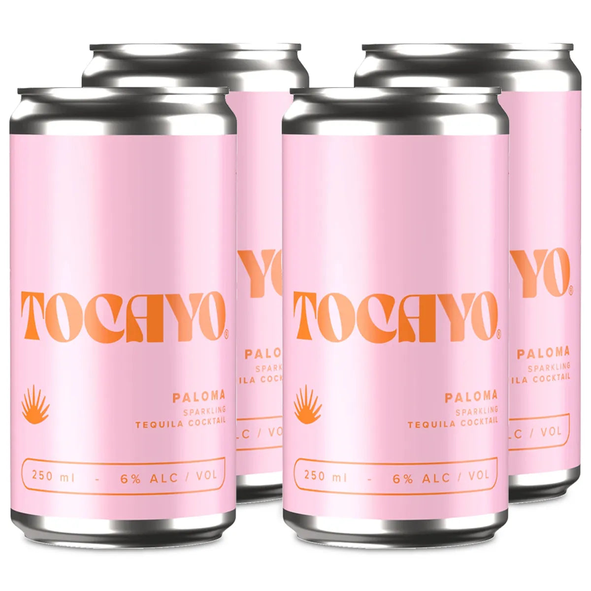 Tocayo Paloma Sparkling Tequila Cocktail Can 250ml 4 pack