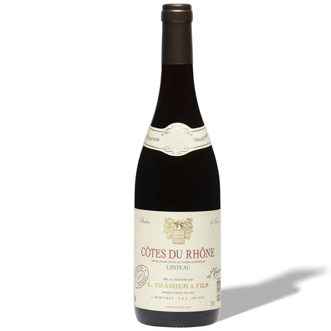Maison Tramier & Fils Linteau Cotes du Rhone AOP Grenache Syrah 750ml Single Bottle