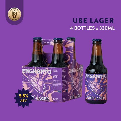 Engkanto Ube Lager 4 pack x 330ml (PBB)