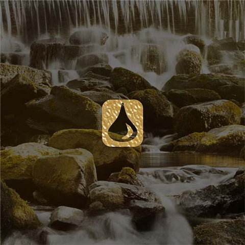 Water laced with alluvial gold