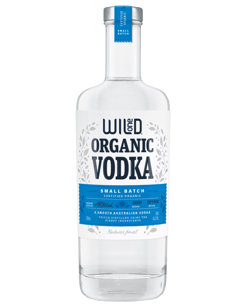 Wild One Organic Vodka 700ml