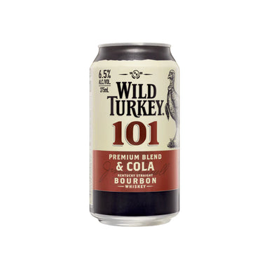 Wild Turkey 101 Bourbon and Cola Can 375ml 4 Pack
